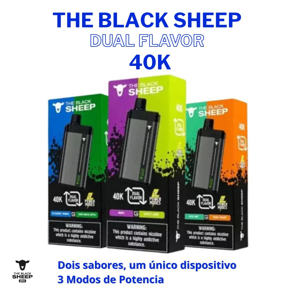 Black-Sheep-Dual-40k: Fresh Mint + Mango Orange