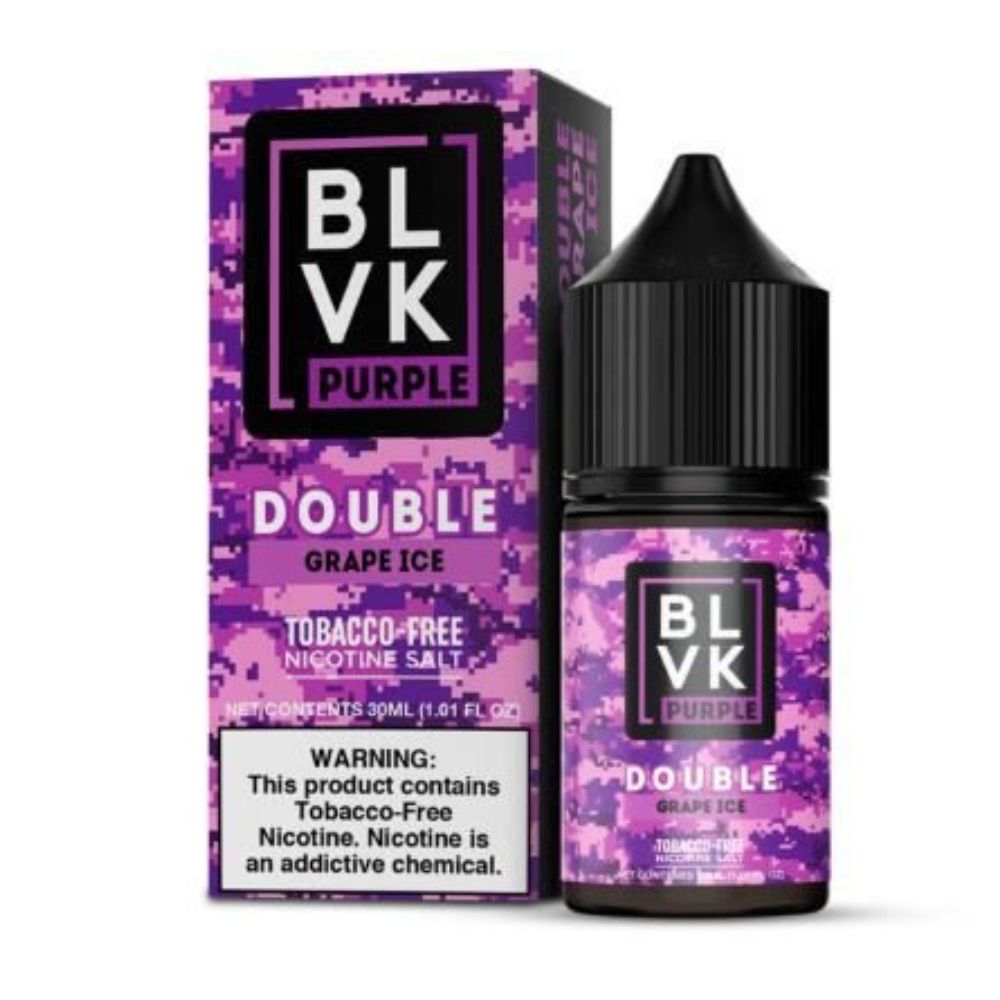 BLVK Purple Nic Salt 30ml - 50mg Double Grape Ice