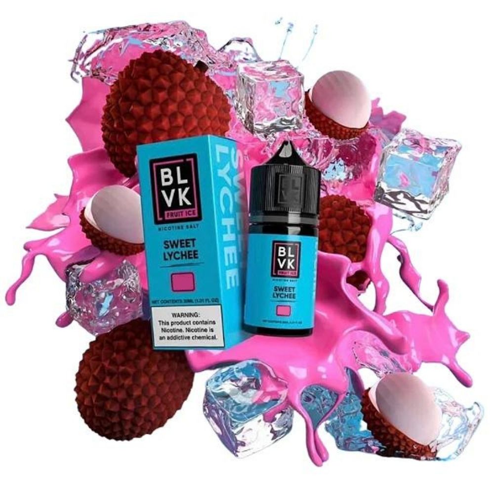 BLVK Fruit Ice Nic Salt 30ml - 50mg Sweet Lychee