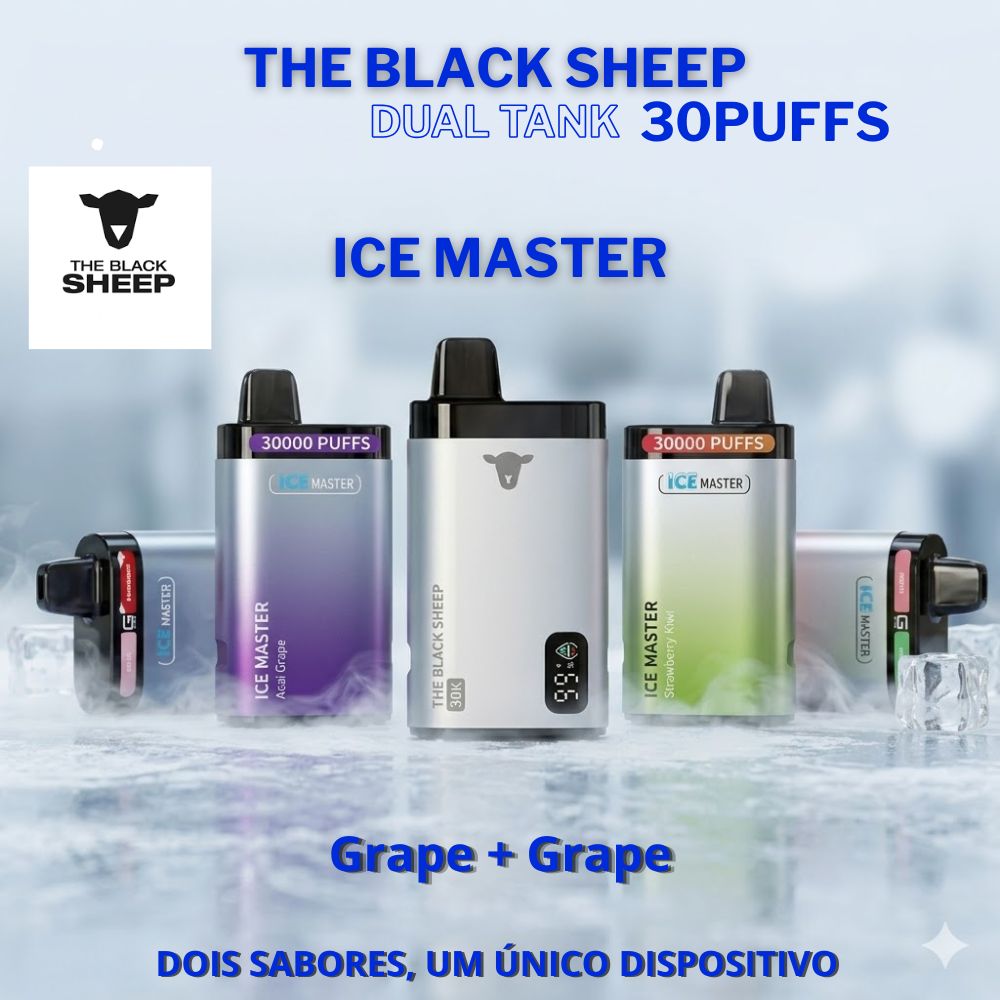 Black-Sheep-Dual-Tank-30k-Ice-Master: Grape + Grape