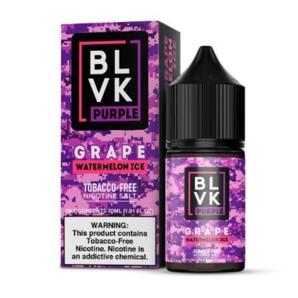 BLVK Purple Nic Salt 30ml - 50mg Grape Watermelon Ice