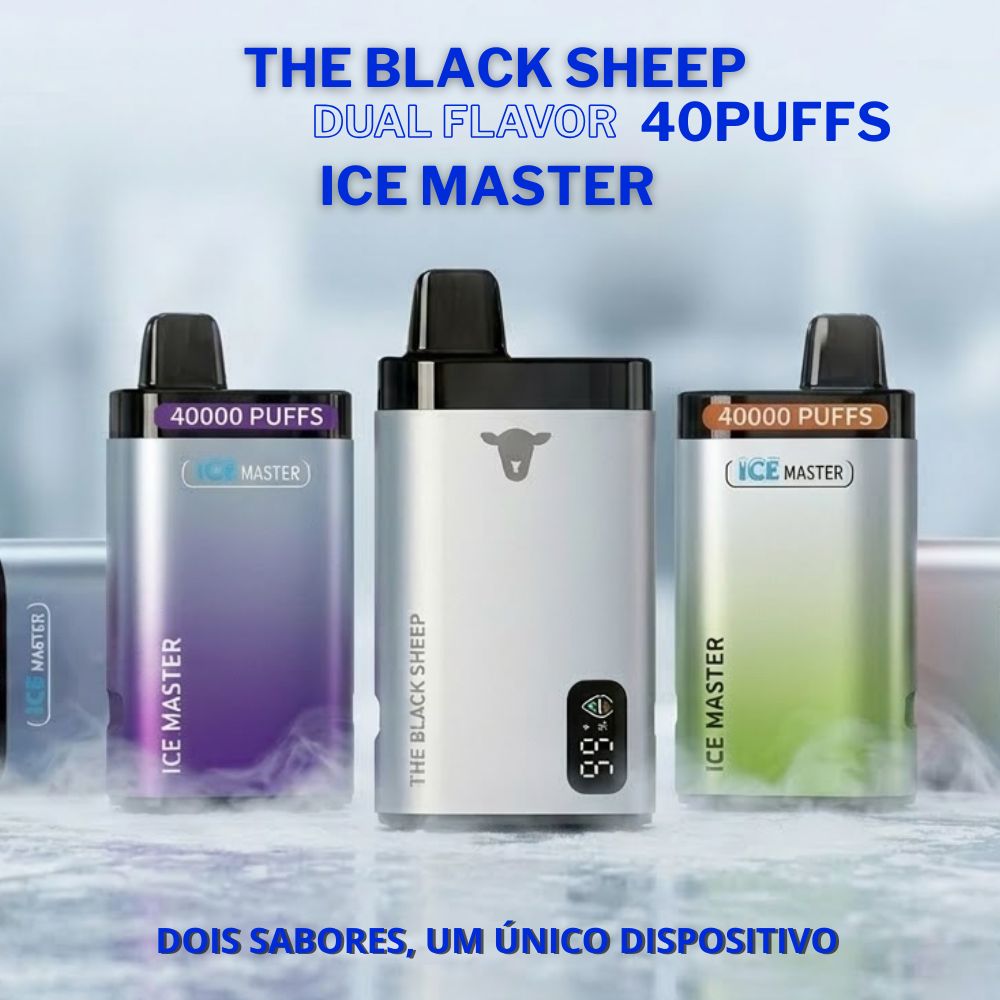 Black-Sheep-Dual-40k-Ice-Master: Mango Orange + Blueberry Gr