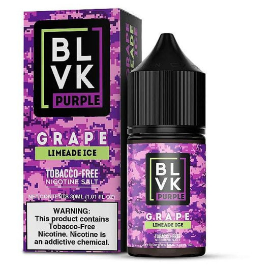 BLVK Purple Nic Salt 30ml - 50mg Grape Limeade Ice