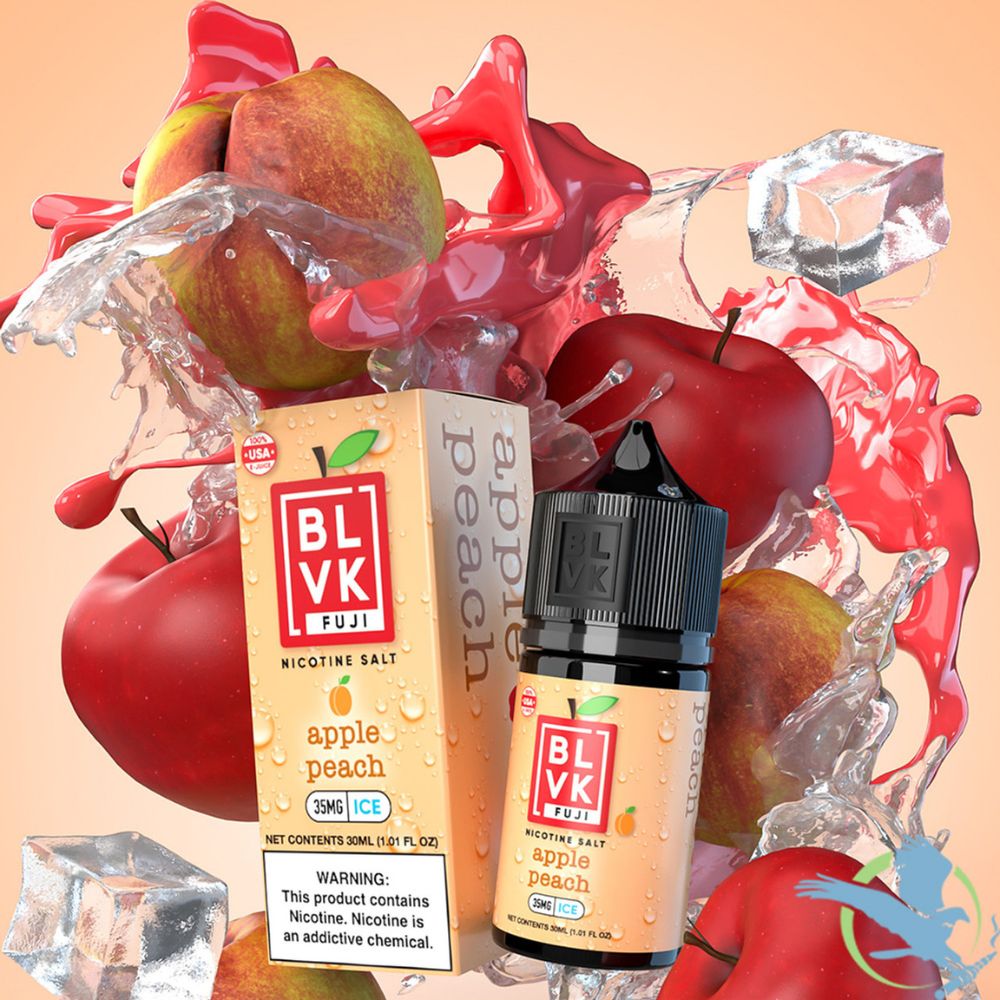 BLVK Fuji Nic Salt 30ml - 35mg Apple Peach Ice