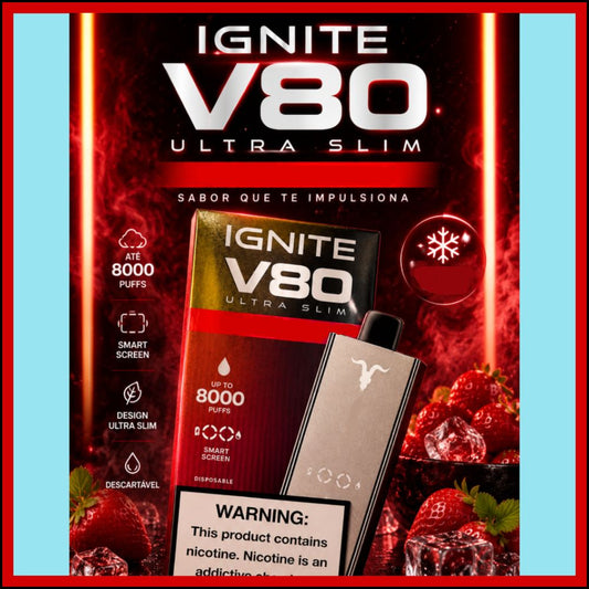 Ignite V80 ULTRA SLIM Pod Descartável 8000 Puffs