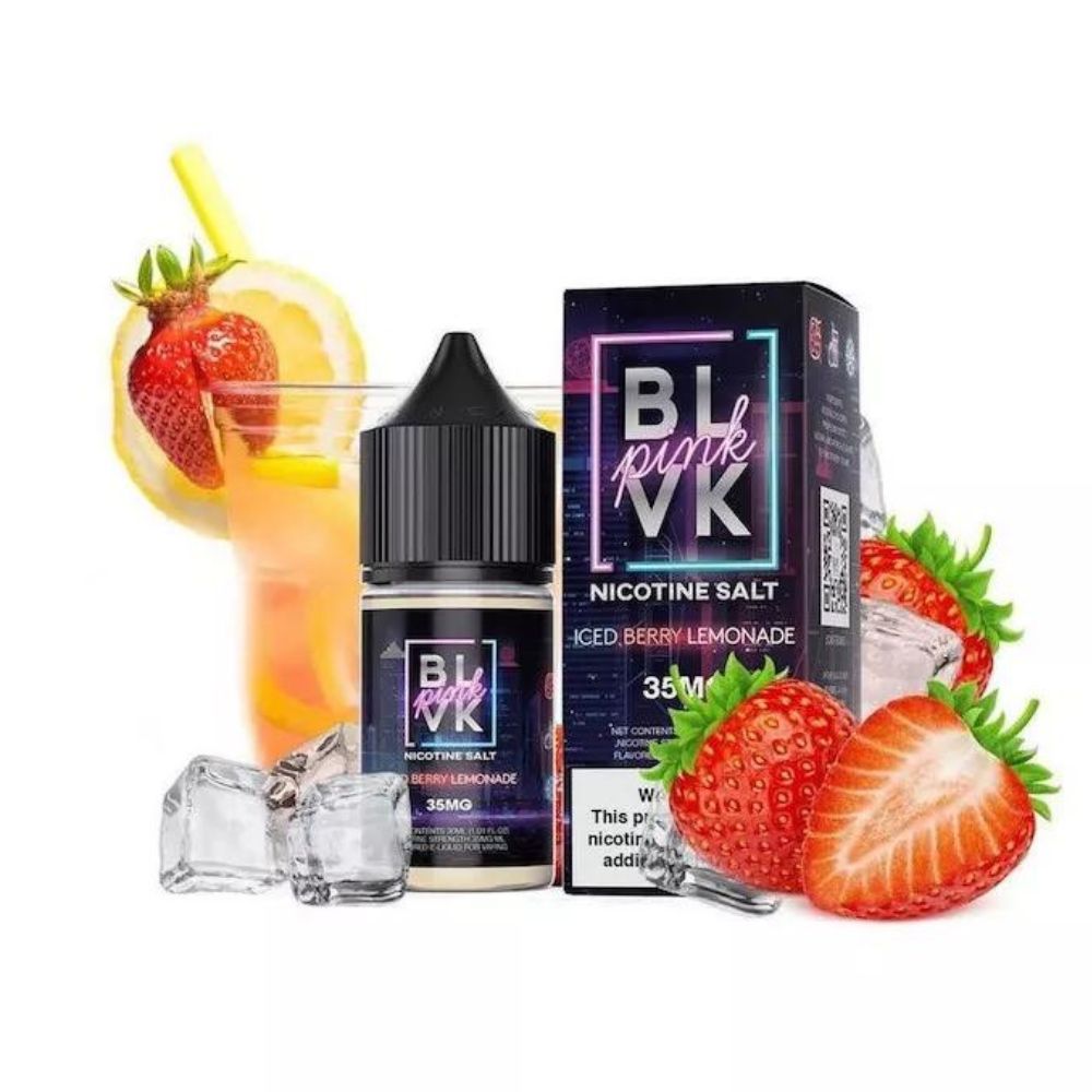BLVK Pink Nic Salt  30ml - 35mg Iced Berry Lemonade