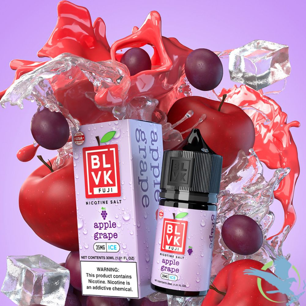 BLVK Fuji Nic Salt 30ml - 35mg Apple Grape Ice