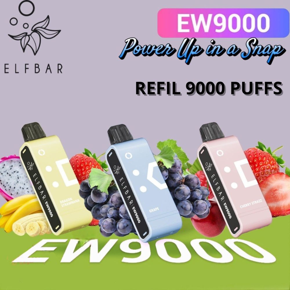 ELF-EW9000 Refil 9k: Strawberry Orange Pineapple