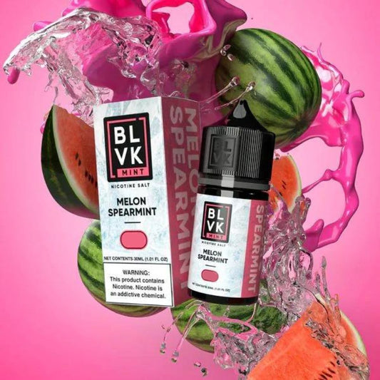 BLVK Mint Nic Salt 30ml - 50mg Melon Spearmint